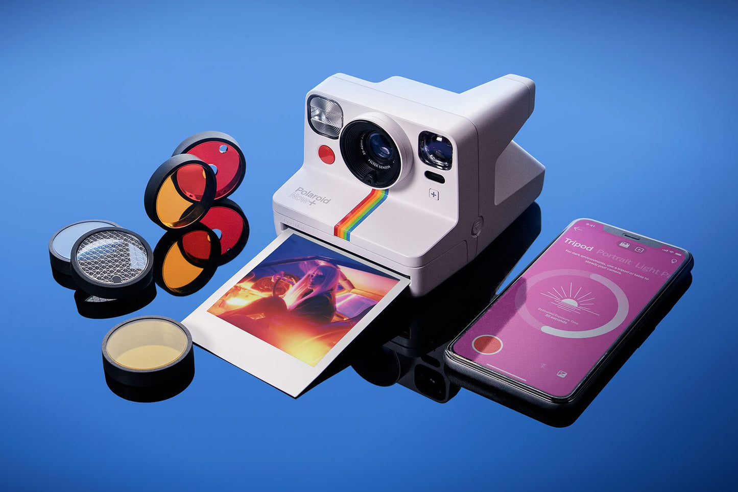 Polaroid Now+ i‑Type Instant Camera - White