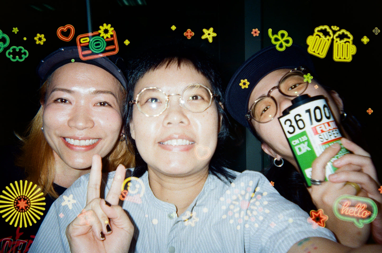 Goodie Single Use Camera - Neon Light Party Edition