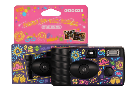 Goodie Single Use Camera - Neon Light Party Edition