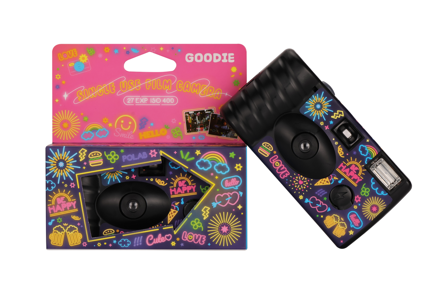 Goodie Single Use Camera - Neon Light Party Edition