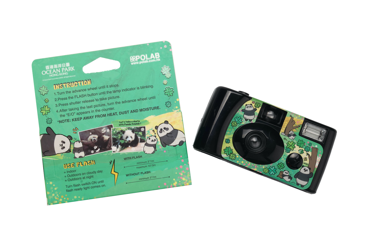 Goodie Reloadable film camera - Panda Friends Edition