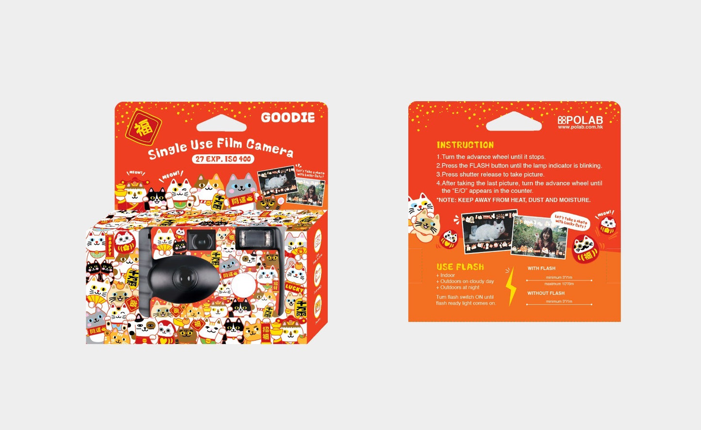 Goodie Single Use Camera - Lucky Cat Edition