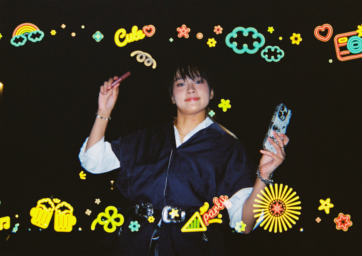 Goodie Single Use Camera - Neon Light Party Edition