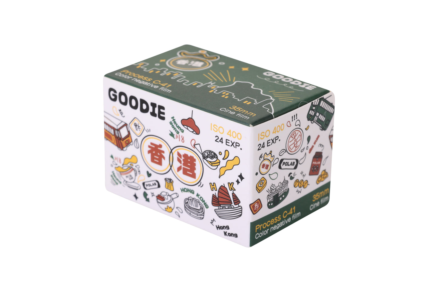 Goodie G35 Reusable Film Camera Gift Set w/ Two Films - White