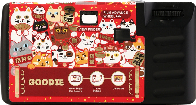 Goodie Single Use Camera - New Lucky Cat Edition