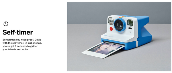 Polaroid Now i‑Type Instant Camera - Red